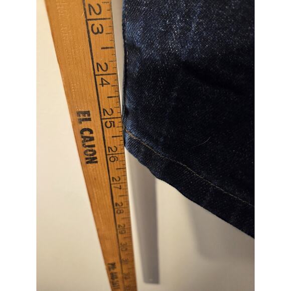 Uniqlo Mid Rise Slim Straight Jeans 33x26 Inch Stretch Denim - Picture 6 of 8
